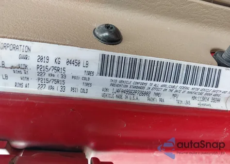 2002 Jeep Wrangler Sport from USA, damaged, VIN 1J4FA49S62P726002